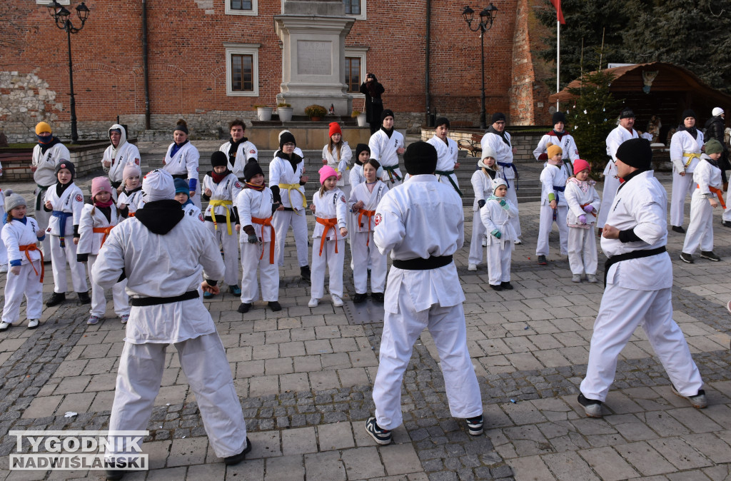 Noworoczny trening karate w Sandomierzu