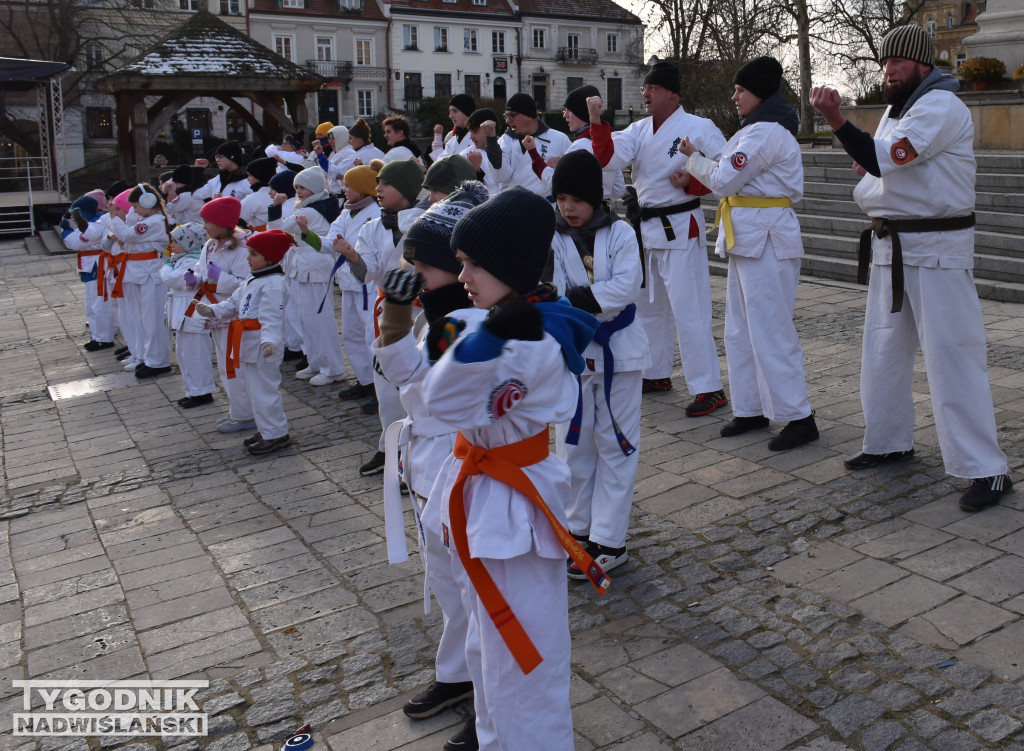 Noworoczny trening karate w Sandomierzu