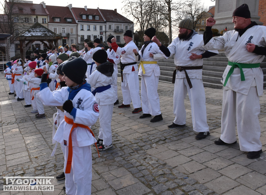 Noworoczny trening karate w Sandomierzu