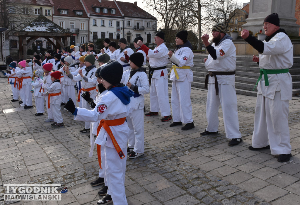 Noworoczny trening karate w Sandomierzu