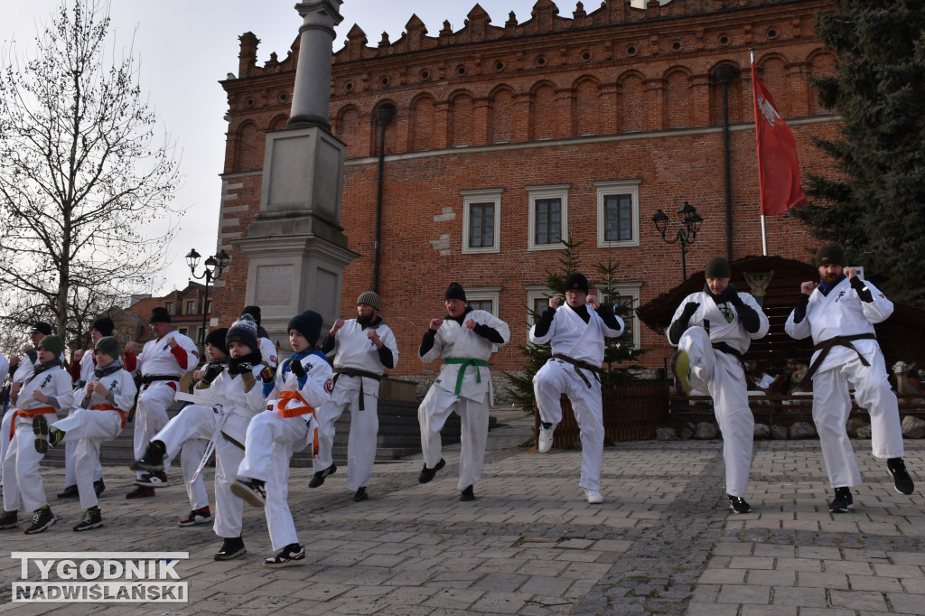 Noworoczny trening karate w Sandomierzu