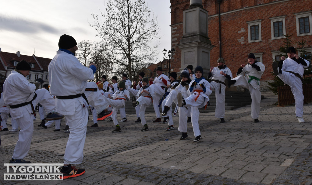 Noworoczny trening karate w Sandomierzu