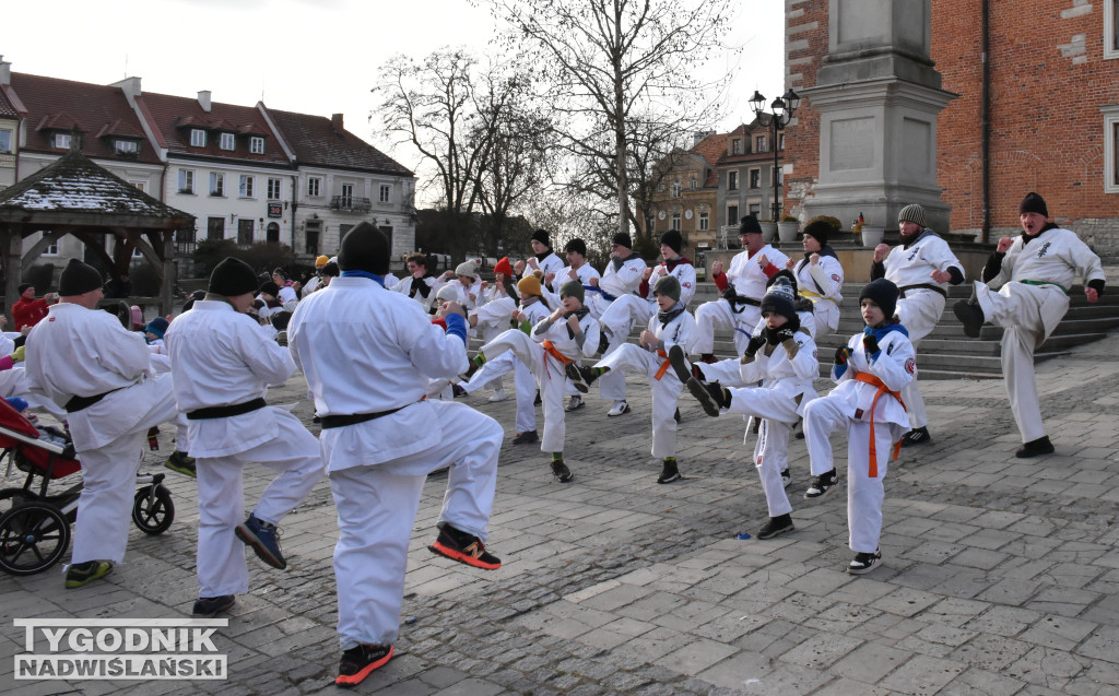 Noworoczny trening karate w Sandomierzu