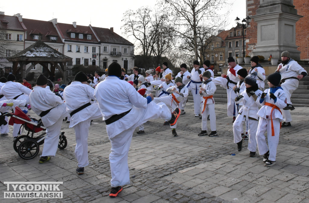 Noworoczny trening karate w Sandomierzu