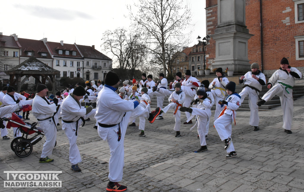 Noworoczny trening karate w Sandomierzu