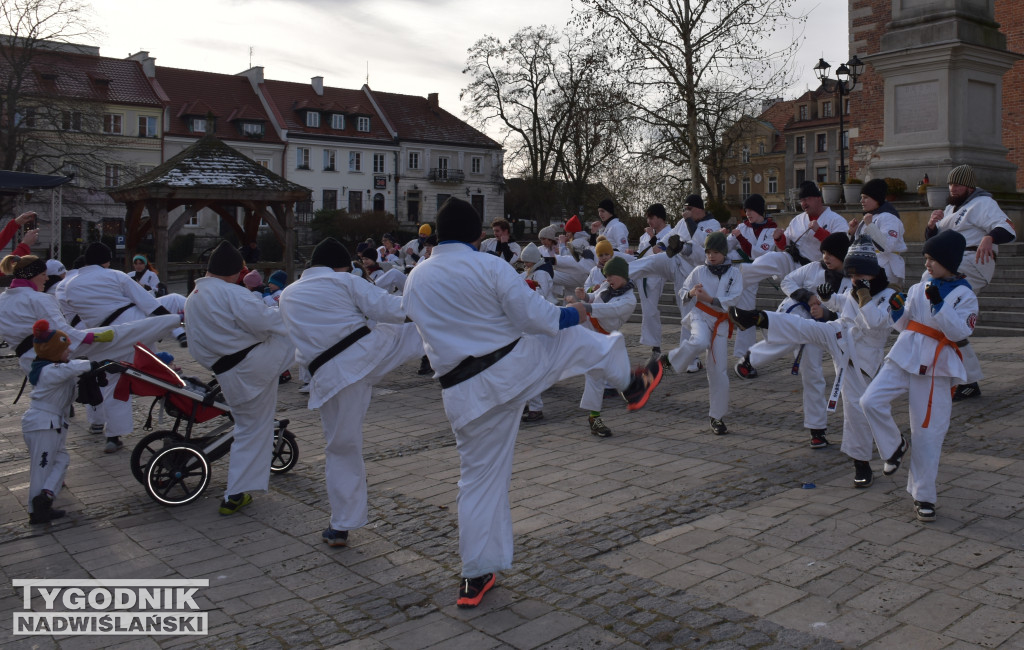 Noworoczny trening karate w Sandomierzu