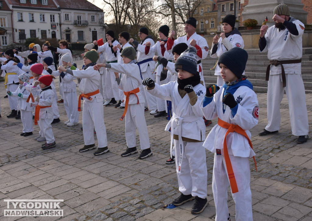 Noworoczny trening karate w Sandomierzu