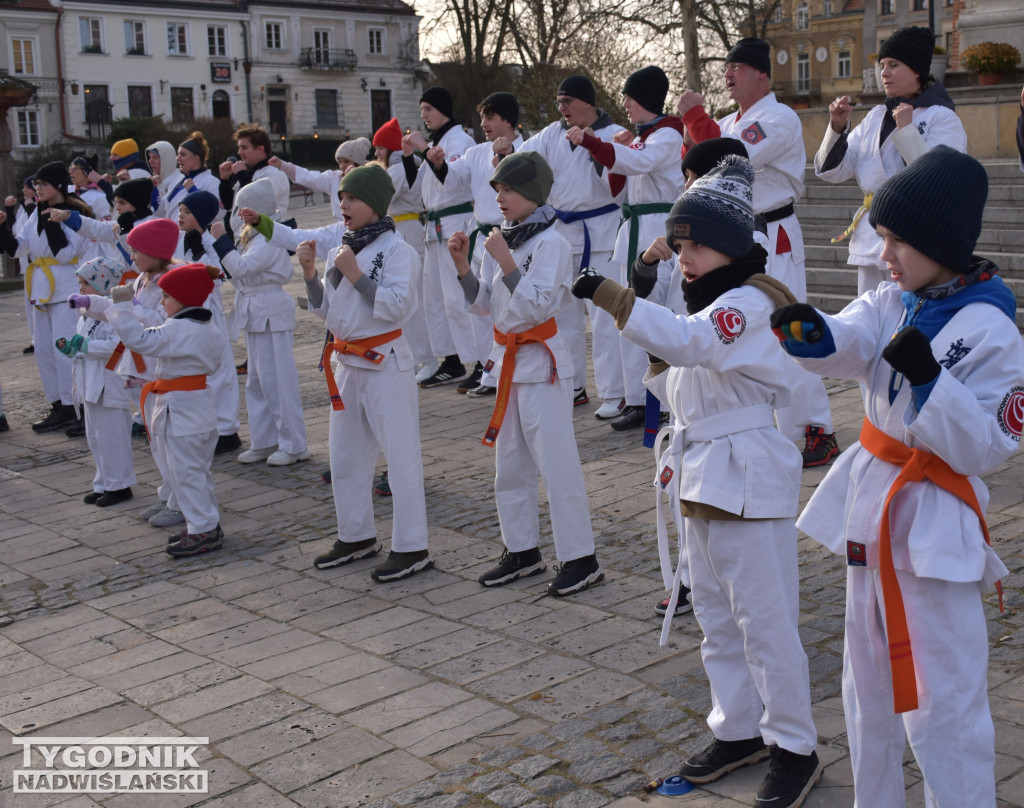 Noworoczny trening karate w Sandomierzu