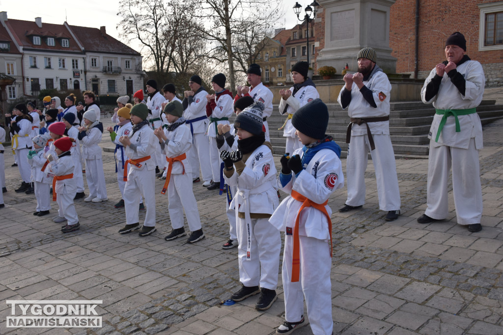 Noworoczny trening karate w Sandomierzu