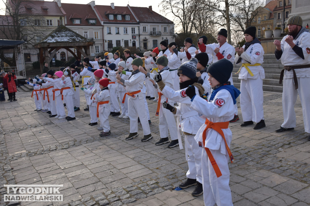 Noworoczny trening karate w Sandomierzu