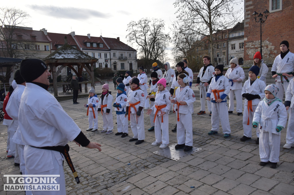 Noworoczny trening karate w Sandomierzu