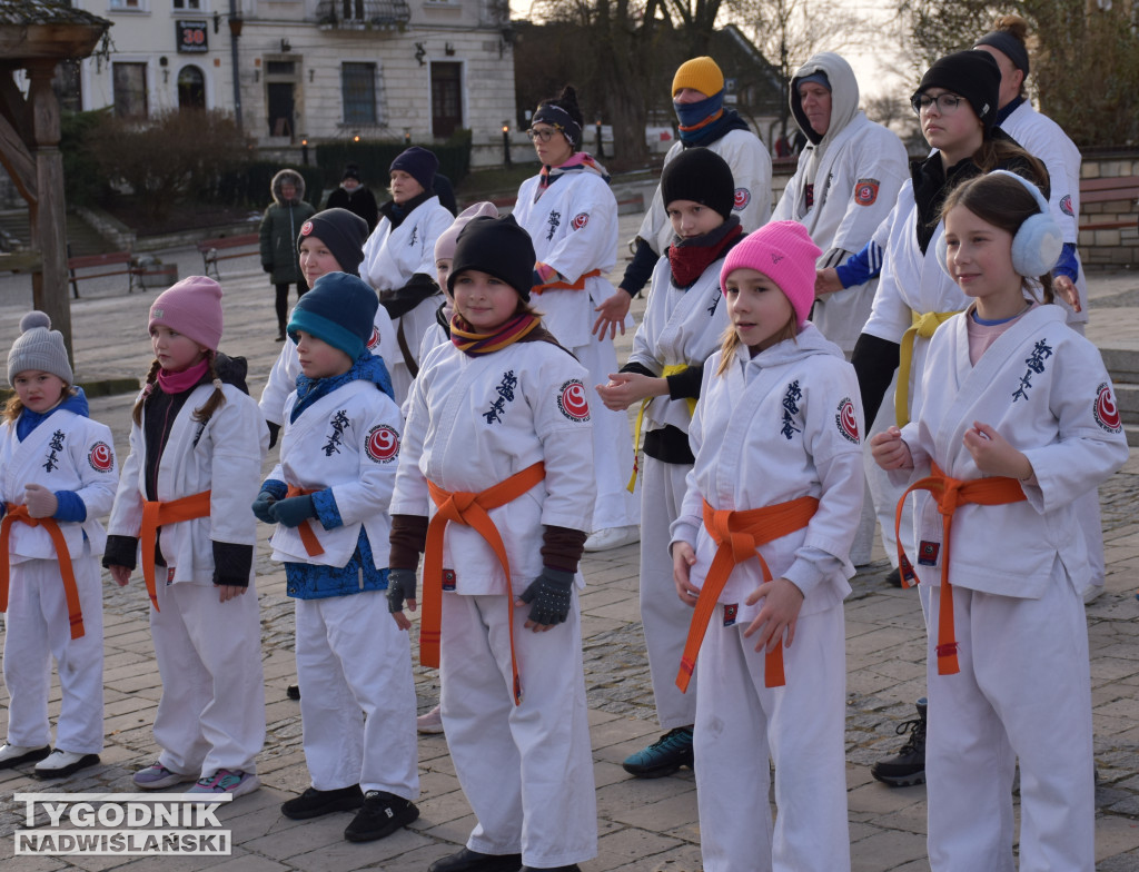 Noworoczny trening karate w Sandomierzu