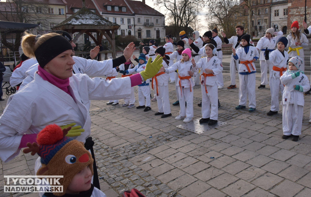 Noworoczny trening karate w Sandomierzu