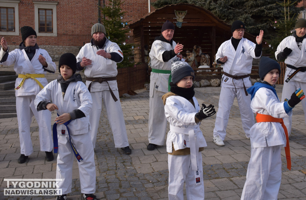 Noworoczny trening karate w Sandomierzu