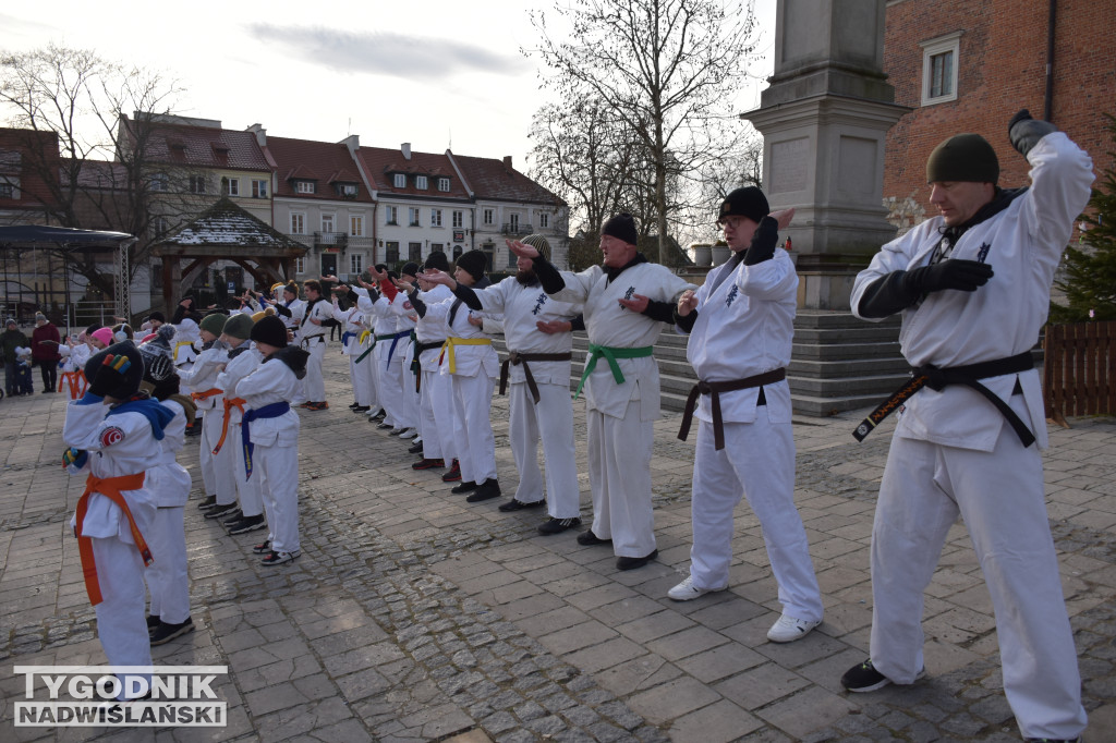 Noworoczny trening karate w Sandomierzu