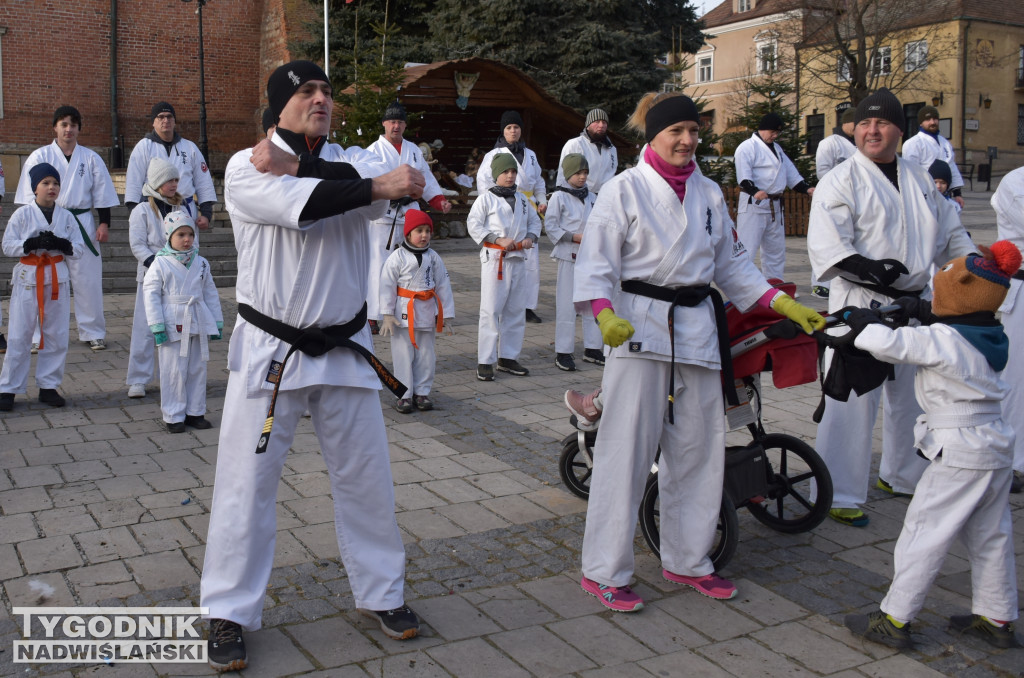 Noworoczny trening karate w Sandomierzu