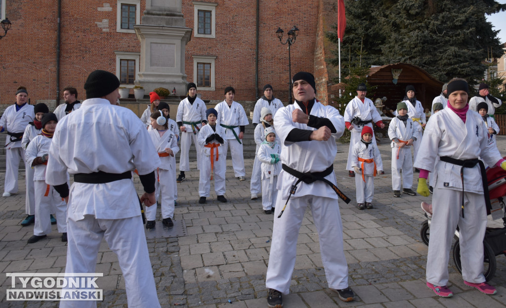 Noworoczny trening karate w Sandomierzu