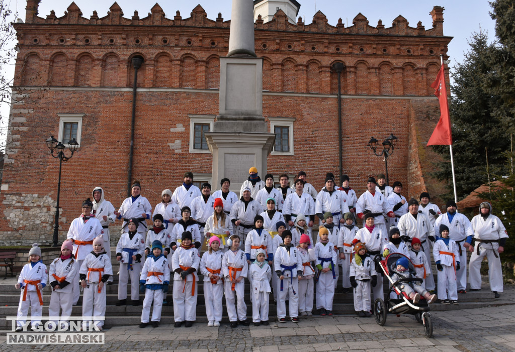 Noworoczny trening karate w Sandomierzu