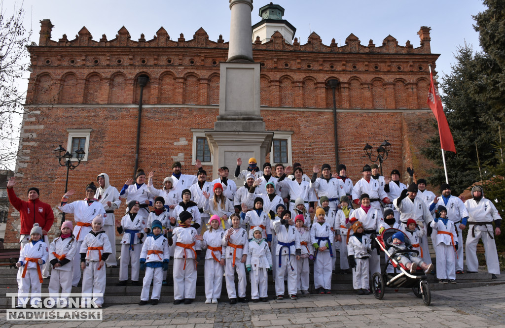 Noworoczny trening karate w Sandomierzu