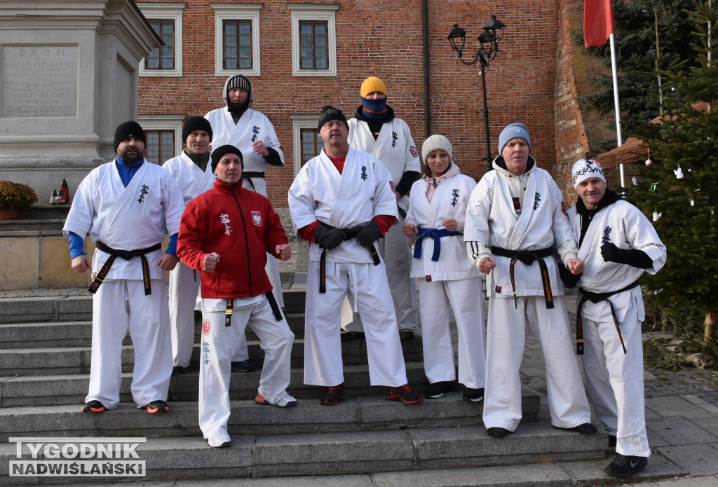 Noworoczny trening karate w Sandomierzu