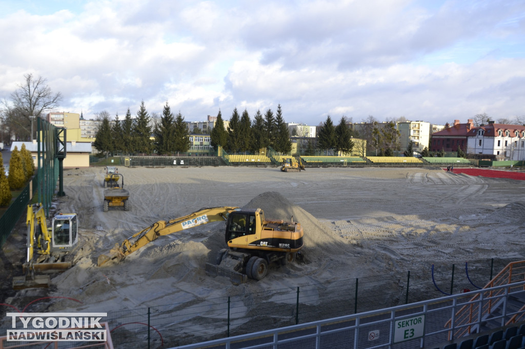 Stan prac na stadionie Siarki Tarnobrzeg