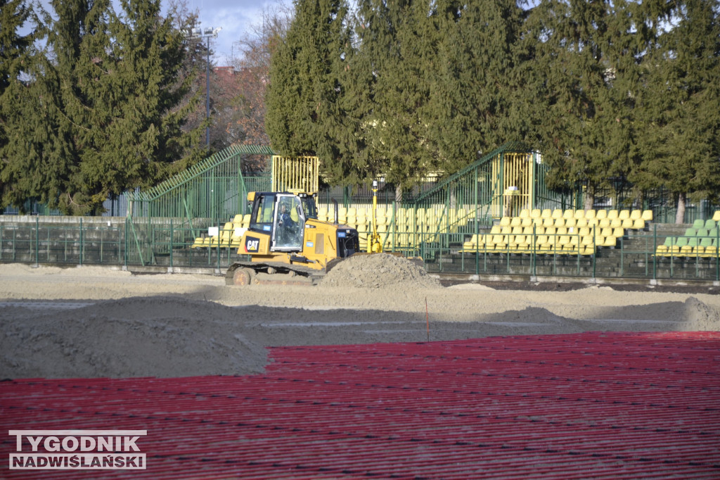 Stan prac na stadionie Siarki Tarnobrzeg