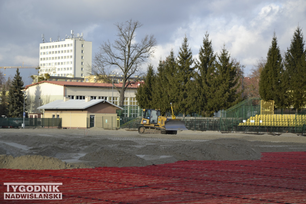 Stan prac na stadionie Siarki Tarnobrzeg