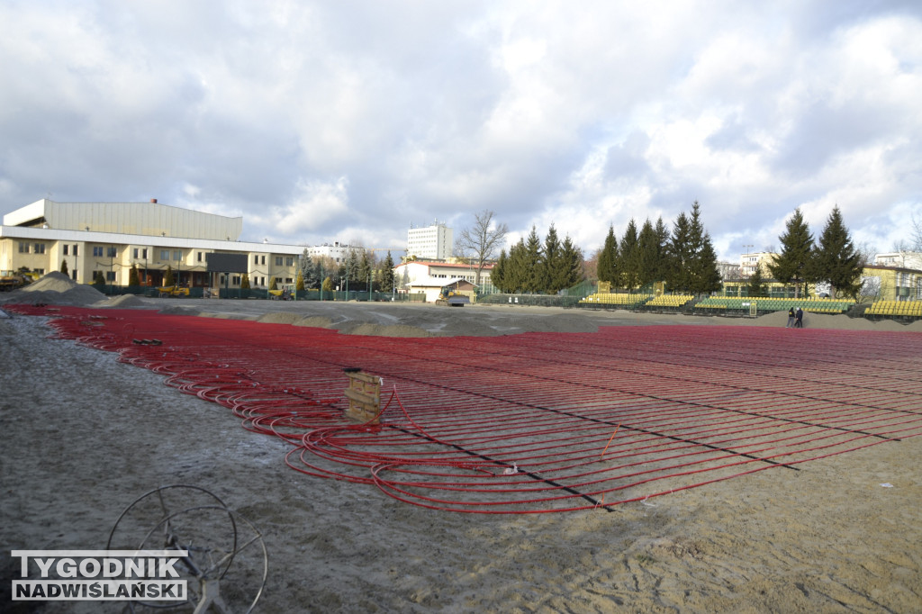 Stan prac na stadionie Siarki Tarnobrzeg