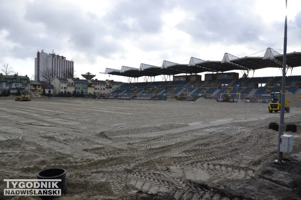 Stan prac na stadionie Siarki Tarnobrzeg