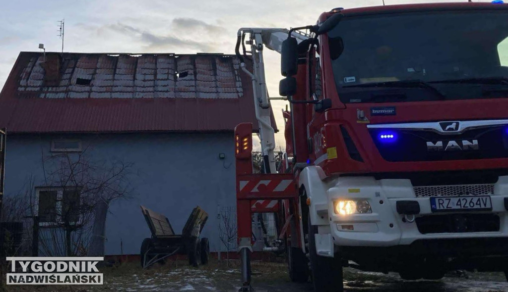 Pożar w Mokrzyszowie