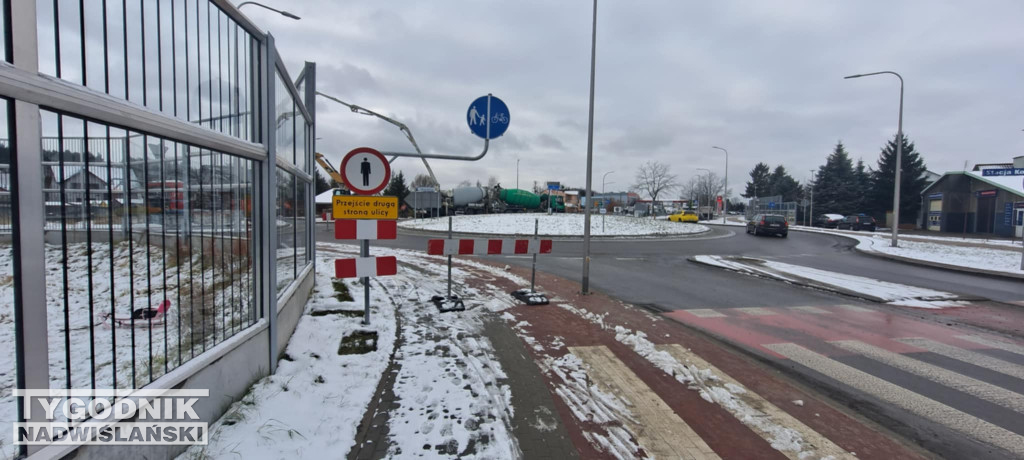 Utrudnienia na rondzie obwodnicy Tarnobrzega