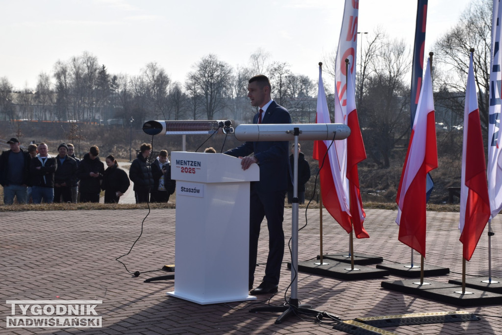 Sławomir Mentzen w Staszowie