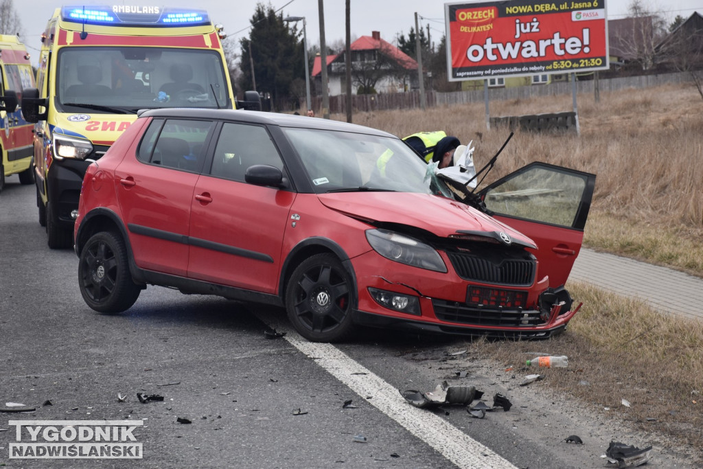 Wypadek w Nowej Dębie (03.03.25 r.)