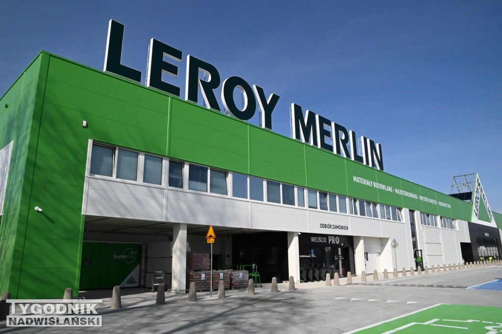 Leroy Merlin w Tarnobrzegu przed otwarciem