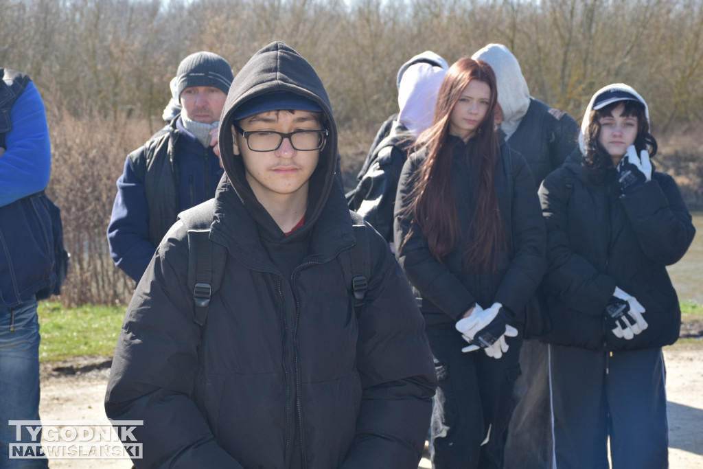 Sprzątanie Wisły w Połańcu