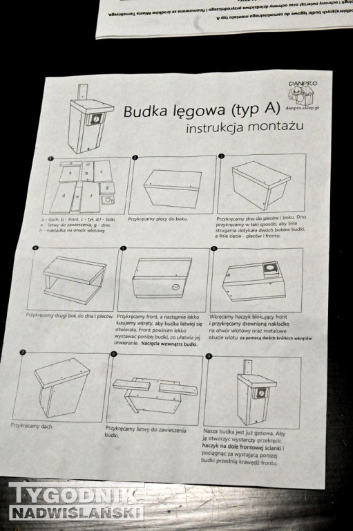 W Tarnobrzegu rozdawali budki dla ptaków