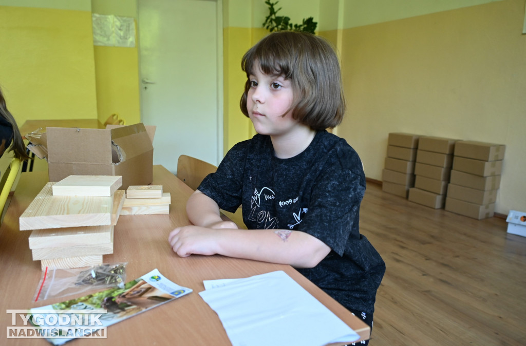 Warsztaty z budowania budek lęgowych dla uczniów