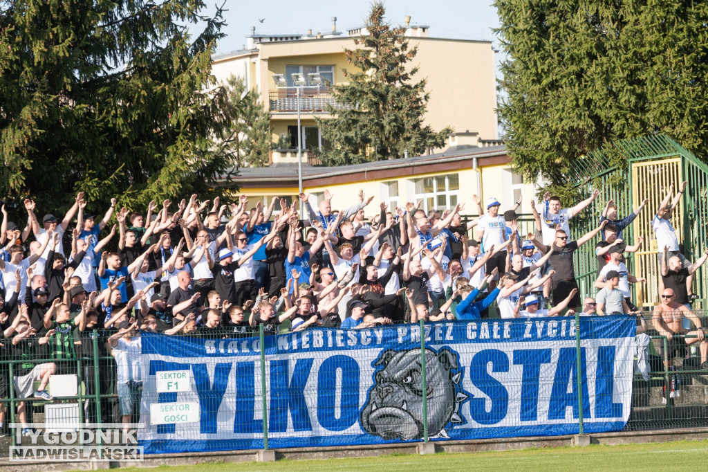 Zdjęcia z trybun mecz Siarka - Stal