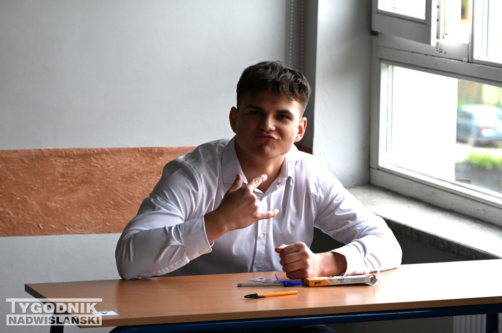 Pierwszy dzień matur w tarnobrzeskiej \