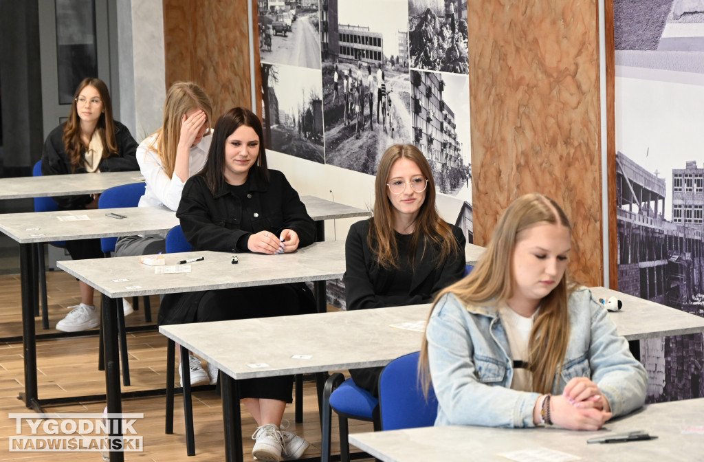 Pierwszy dzień matur w tarnobrzeskiej \