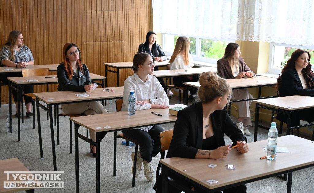 Pierwszy dzień matur w tarnobrzeskiej \