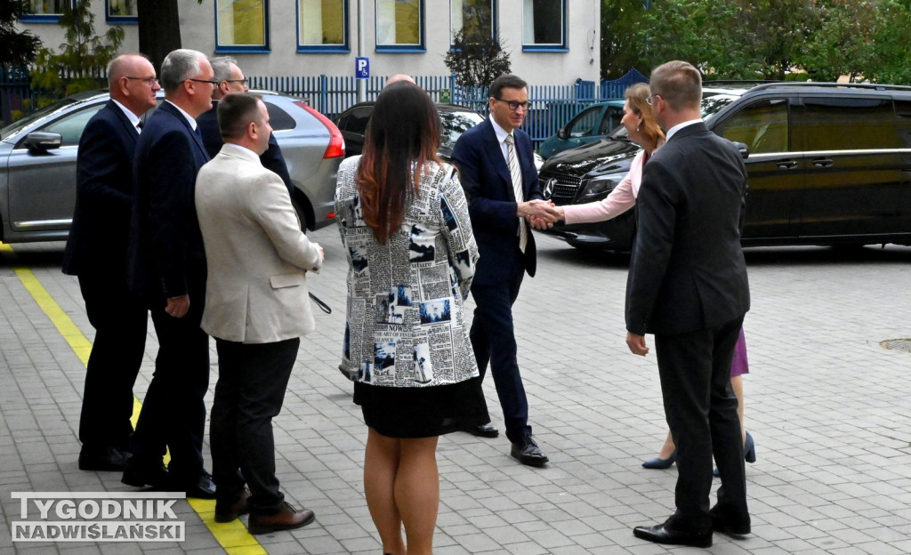Mateusz Morawiecki na spotkaniu w Tarnobrzegu