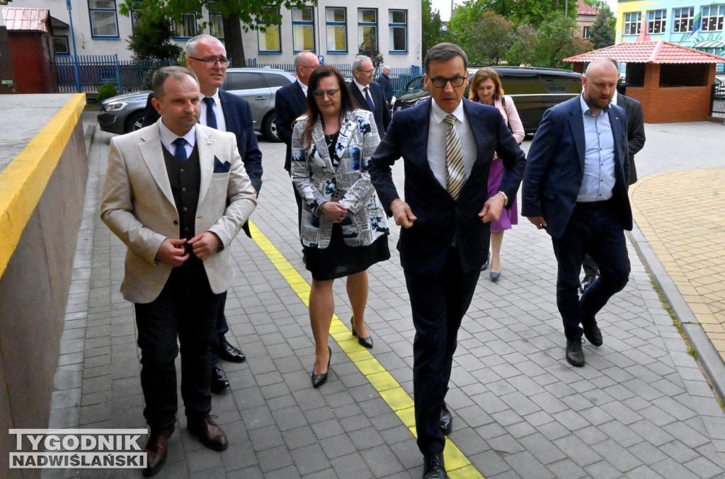 Mateusz Morawiecki na spotkaniu w Tarnobrzegu