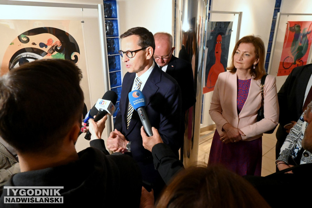 Mateusz Morawiecki na spotkaniu w Tarnobrzegu
