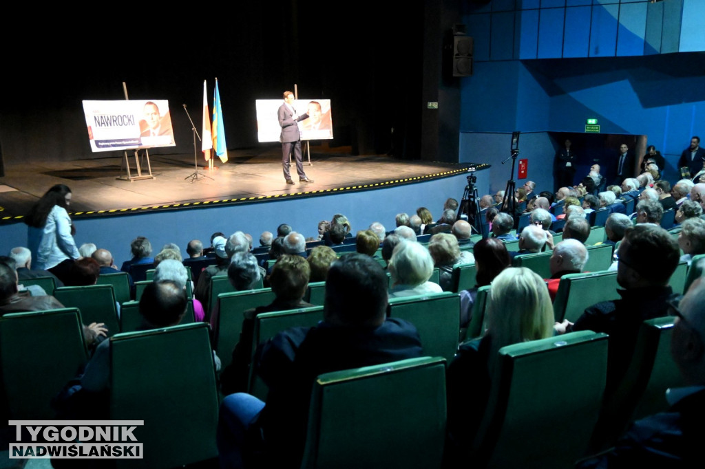 Mateusz Morawiecki na spotkaniu w Tarnobrzegu