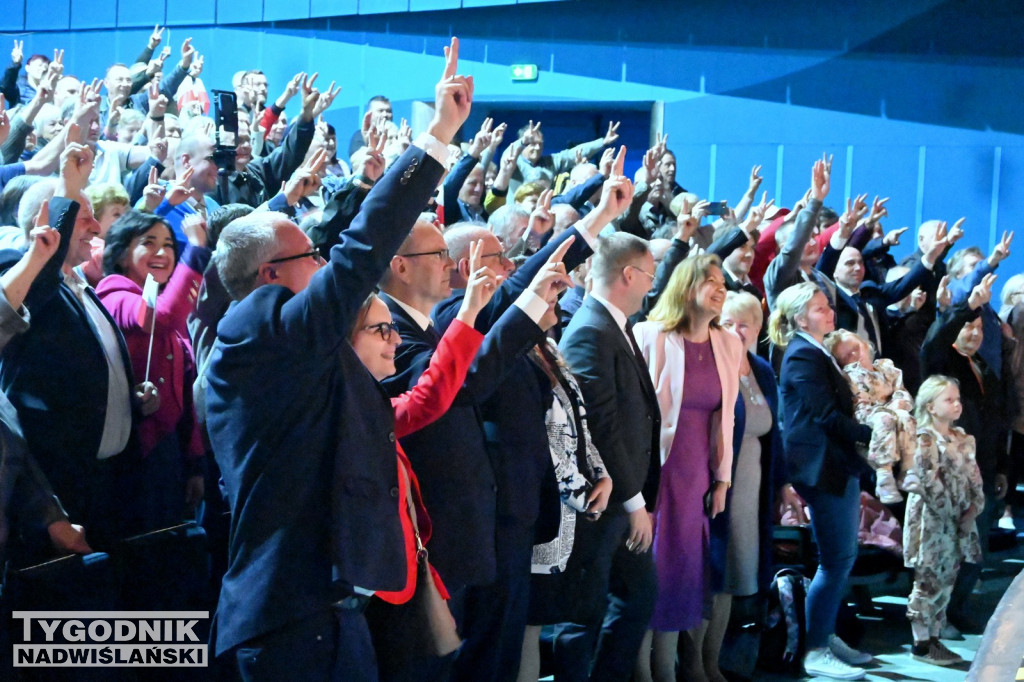 Mateusz Morawiecki na spotkaniu w Tarnobrzegu