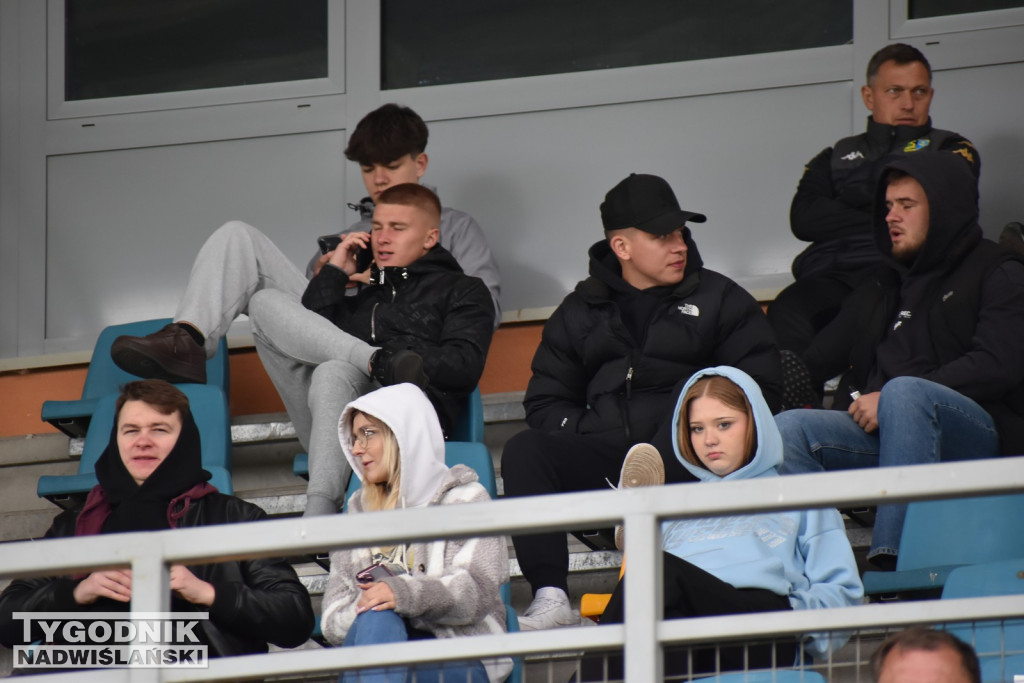 Zdjęcia z trybun z meczu Siarka - Wiślani