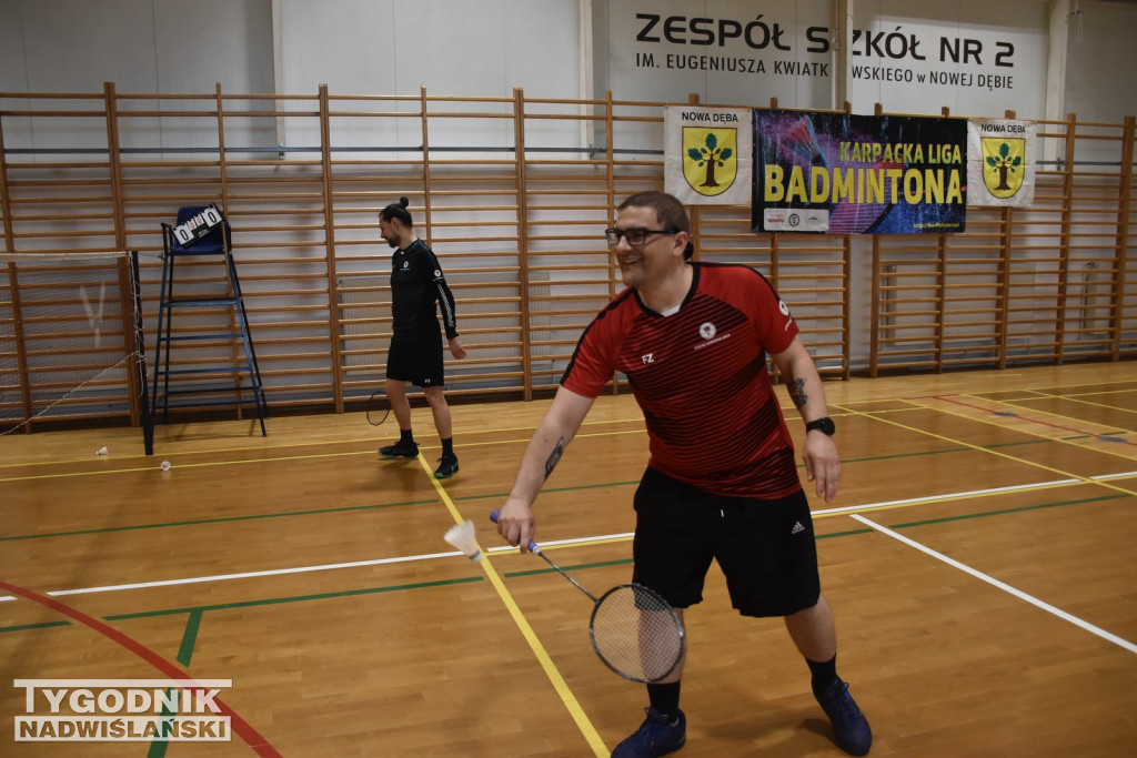 Turniej badmintona w Nowej Dębie