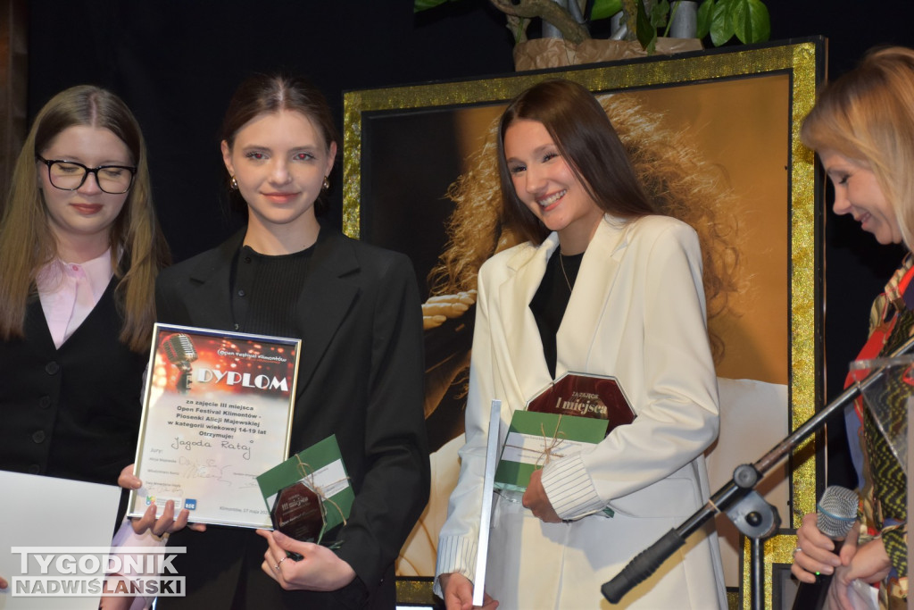 Wręczenie nagród lauratom Open Festival Klimontów