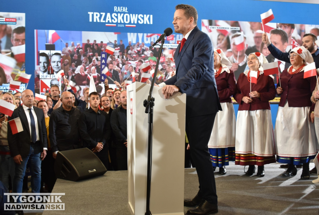 Wieczór wyborczy R. Trzaskowskiego w Sandomierzu